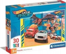 Купить пазлы для детей Clementoni: Clementoni Clementoni Puzzle 30el SuperColor Hot Wheels 20284