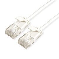 ROTRONIC-SECOMP UTP DataCenter Patchkabel slim Kat6A/Kl.EA LSOH weiss 2m - Cable - Network