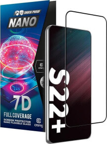 Crong Crong 7D Nano Flexible Glass Szkło hybrydowe 9H na ekran Samsung Galaxy S22+ PLUS