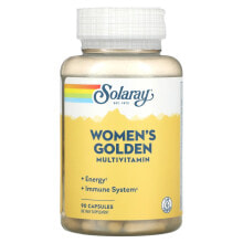Витаминно-минеральные комплексы Solaray, Women's Golden Multivitamin, 90 Capsules