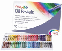 Цветные карандаши для рисования для детей Pentel 0100526 пастель Масляная пастель Разноцветный 50 шт