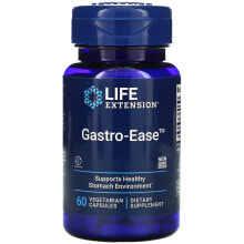 Пребиотики и пробиотики Лайф Экстэншн, Gastro-Ease, 60 вегетарианских капсул
