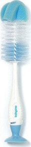Babyono Self-standing brush for bottles and teats with suction cup and retractable mini brush (728/01)