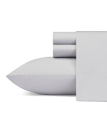 Nautica solid Cotton Percale 3-Piece Sheet Set, Twin XL