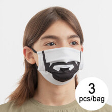 Товары для здоровья Luanvi Beard--Гигиеническая маска многоразового использования  размер М в упаковке 3 штуки