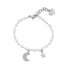 Ювелирные браслеты Charming Steel Bracelet with Wisdom Pearls SWI13