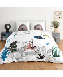 Rookie Humans underwater Love 100% Cotton Duvet & Pillowcase Set - Full/Queen