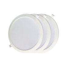 LED Downlight EDM 31568 18 W Ø 22 x 3,2 cm 3 Units (4000 K)