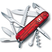 Ножи и мультитулы для туризма Швейцарский нож Victorinox Huntsman Red Trans 1.3713.T