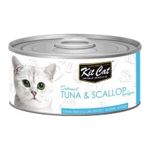 KITCAT Tuna & Scallop Wet Cat Food 80gr