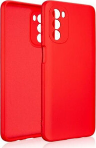 Beline Beline Etui Silicone Motorola MOTO G52 czerwony/red