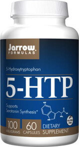 Мелатонин, сератонин jarrow Formulas 5-HTP Комплекс с 5-гидрокситриптофаном для поддержки синтеза серотонина 100 мг 60 капсул