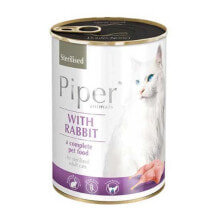 DOLINA NOTECI Piper Animals Sterilised with rabbit wet food for cat 400g