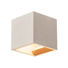 SLV Solid Cube - Surfaced - Cube - 1 bulb(s) - G9 - IP20 - Grey