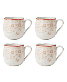 Lenox butterfly Meadow Cottage Mug Set, Set of 4