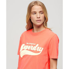 SUPERDRY Retro Flock Relaxed Short Sleeve T-Shirt