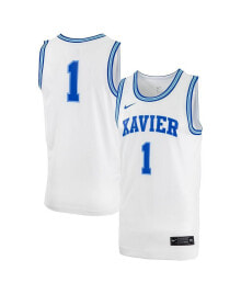 Nike men's #0 White Xavier Musketeers Replica Basketball Jersey