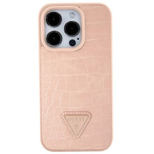 GUESS Guhcp15Xpcrthcp iPhone 15 Pro Max Croco Triangle phone case