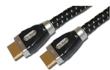 shiverpeaks HDMI, 3.5 m HDMI кабель 3,5 m HDMI Тип A (Стандарт) Черный, Серебристый SP77473-3.5-CL