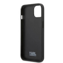 KARL LAGERFELD Klhcp13Spmnikpi iPhone 13 Mini 5.4 Monogram Ikonik Patch phone case