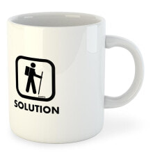 Кружки, чашки, блюдца и пары kRUSKIS 325ml Problem Solution Trek Mug
