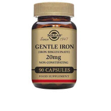 Железо solgar Gentle Iron ( Iron Bisglycinate ) Бисглицинат железа 20 мг 90 капсул