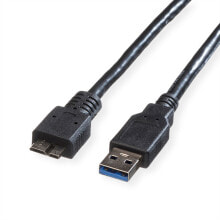 Компьютерные разъемы и переходники rOLINE USB 3.0 Cable, A - Micro B, M/M 3.0 m USB кабель 11.02.8877