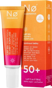 Купить увлажнение и питание кожи лица Nø Cosmetics: Sonnenfluid Gesicht Glowy luminous today LSF 50+, 50 ml