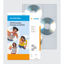 Диски и кассеты HERMA 7685 чехлы для оптических дисков чехол-конверт 6 диск (ов) Прозрачный