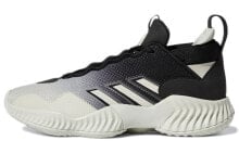 adidas Court Vision 3 渐变 复古篮球鞋 男女同款 白黑 / Кроссовки Adidas Court Vision H67756