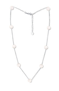 Ювелирные колье necklace of delicate 9 genuine pearls JL0754