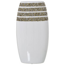 Vase Alexandra House Living White Ceramic 13 x 18 x 33 cm