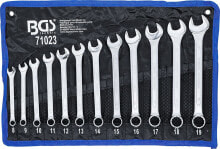 Накидные ключи bGS 1192 Open-end Ring Spanner Set, with Tetron Roller Bag and Combination Spanner