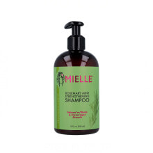 Шампуни для волос mielle Rosemary Mint Scalp & Hair Strengthening Shampoo Укрепляющий и стимулирующий рост волос шампунь с экстрактами розмарина и мяты  355 мл