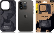 Tactical Tactical Camo Troop Cover for Apple iPhone 14 Pro Black standard