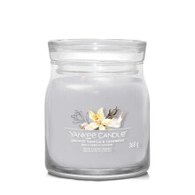 Aromatic candle Signature glass medium Smoked Vanilla & Cashmere 368 g