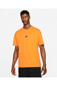 Sportswear Premium Essentials Short-sleeve Erkek Turuncu Tişört (kalın Kumaş) Do7392-886