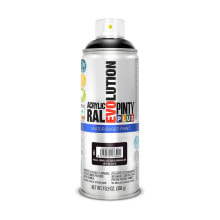 Spray paint Pintyplus Evolution RAL 9005 Water based Jet Black 400 ml