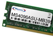Модули памяти (RAM) memory Solution MS4096ASU-MB395 модуль памяти 4 GB