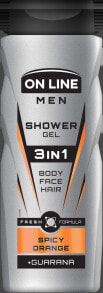 Мужские шампуни и гели для душа on Line Shower Gel 3in1 Men Fresh Lime 400ml