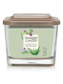 Aromatic diffusers and candles aromatic candle medium square Cactus Flower &amp; Agave 347 g