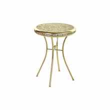 Side table DKD Home Decor Golden Metal Arab (42 x 42 x 57 cm)