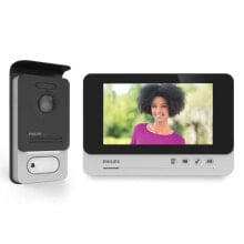 Двухпроводной видеотелефон PHILIPS с 7-дюймовым ультраплоским широкоформатным экраном WelcomeEye, удобный