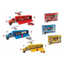 Toy cars and equipment for boys