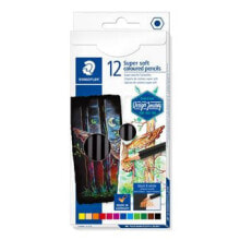 Цветные карандаши для рисования для детей staedtler 149C C12 цветной карандаш 12 шт Черный, Синий, Бордо, Коричневый, Зеленый, Оранжевый, Персиковый, Красный, Желтый