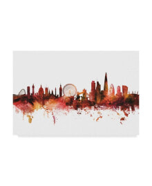 Trademark Global michael Tompsett London England Skyline Red III Canvas Art - 15