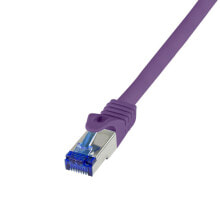 Кабели и разъемы для аудио- и видеотехники patchkabel Ultraflex Kat.6A S/FTP 2.0 m violett mitCat.7 Rohkabel extra - Cable - Network