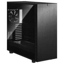 Купить компьютерные корпуса для игровых ПК Fractal Design: Fractal Design Define 7 XL Midi-Tower Dark Tint, gedämmt, Tempered Glass, schwarz