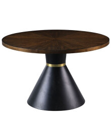 Best Master Furniture hemingway Round Oak Dinette Table with Base