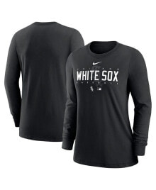Nike women's Black Chicago White Sox Authentic Collection Legend Performance Long Sleeve T-shirt